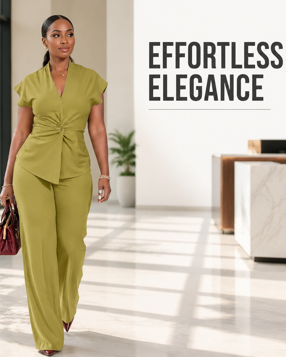 Women's 2-Piece Twist Front Set – Oyese