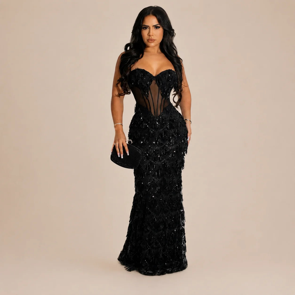 Mermaid Sequined Party Dress