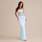 Lace Cutout Sleeveless Fitted Slip Dress