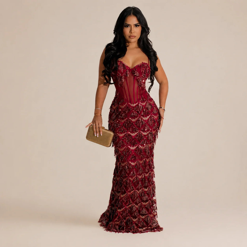 Mermaid Sequined Party Dress
