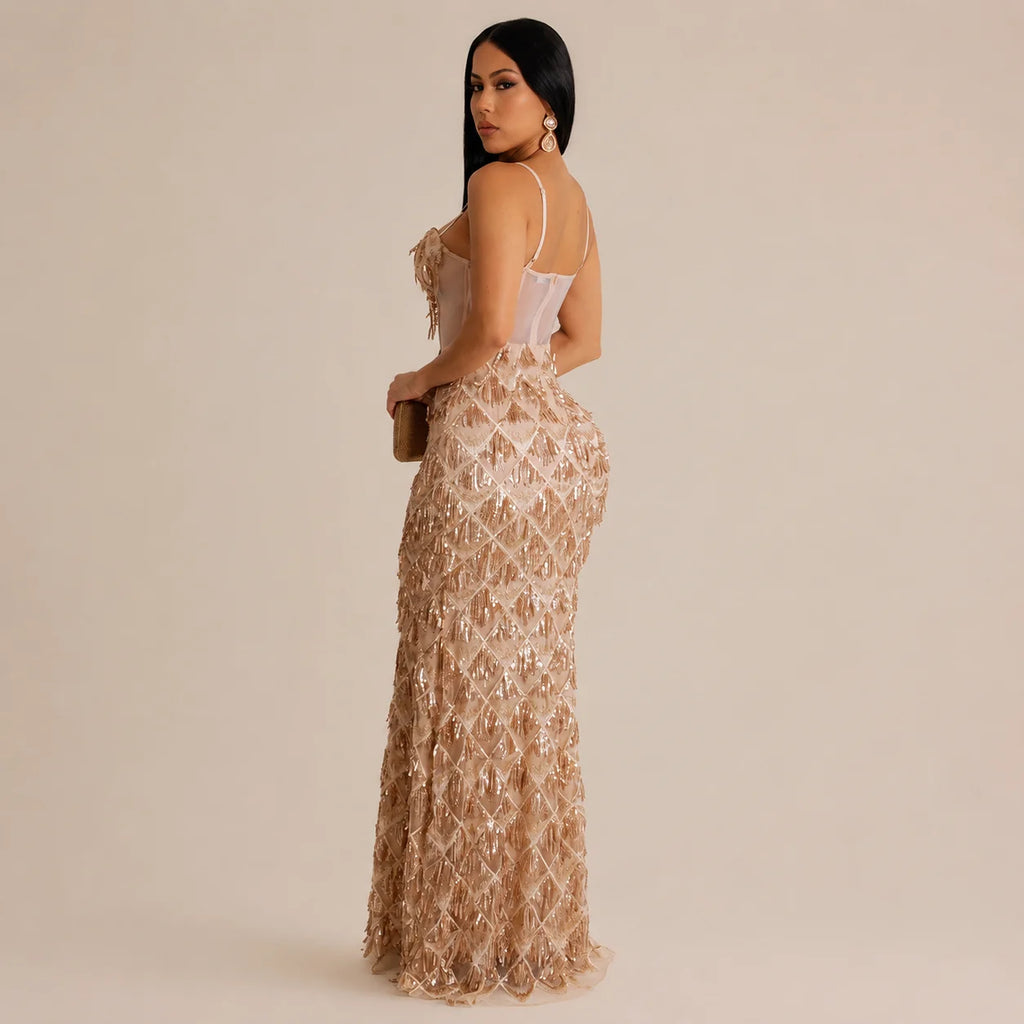 Mermaid Sequined Party Dress