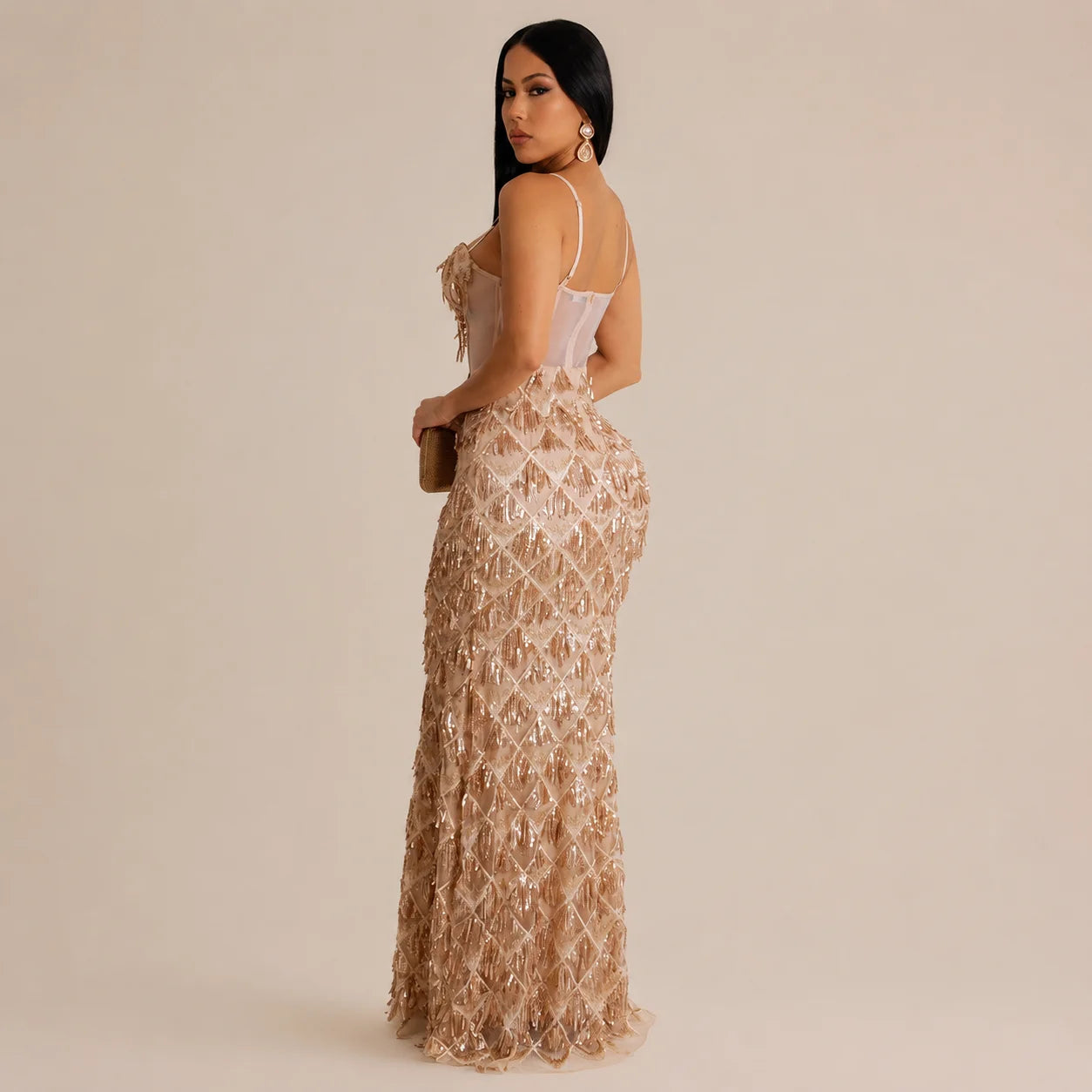 Mermaid Sequined Party Dress
