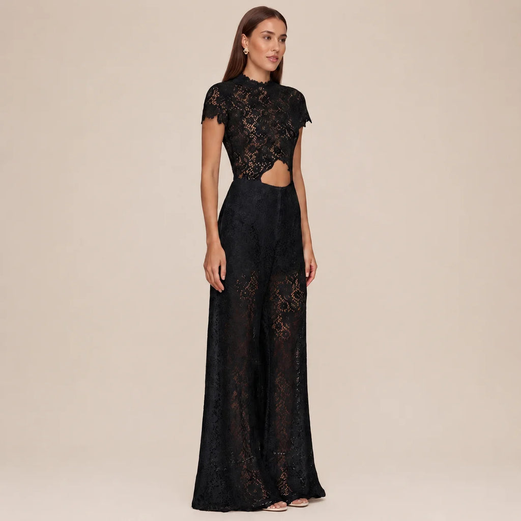 Boho Short-Sleeve Shirt & Wide-Leg Pants