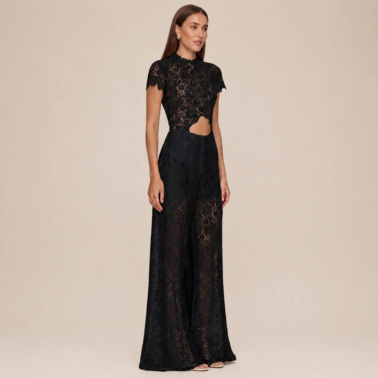 Boho Short-Sleeve Shirt & Wide-Leg Pants