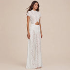 Boho Short-Sleeve Shirt & Wide-Leg Pants
