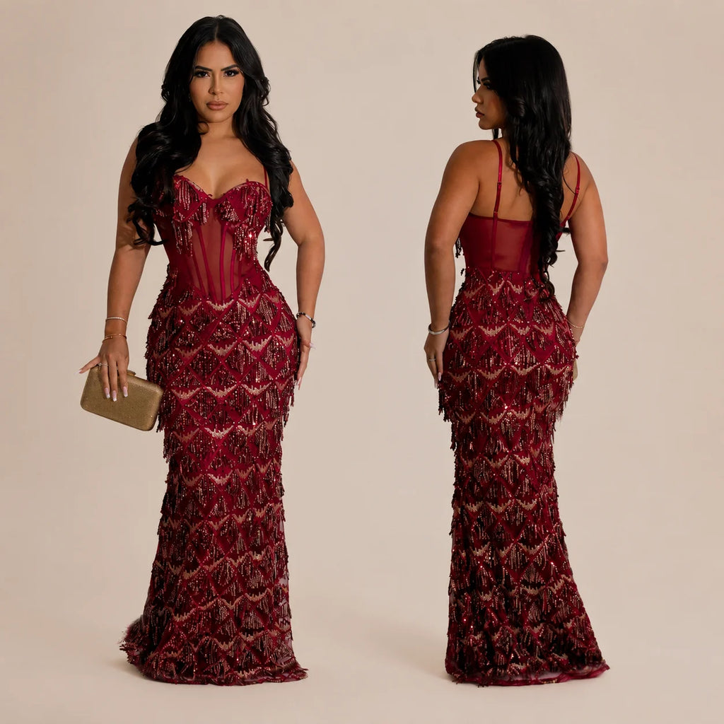 Mermaid Sequined Party Dress