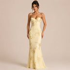 2026 Women's Floral Lace Mermaid Maxi Dress