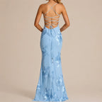 2026 Women's Floral Lace Mermaid Maxi Dress
