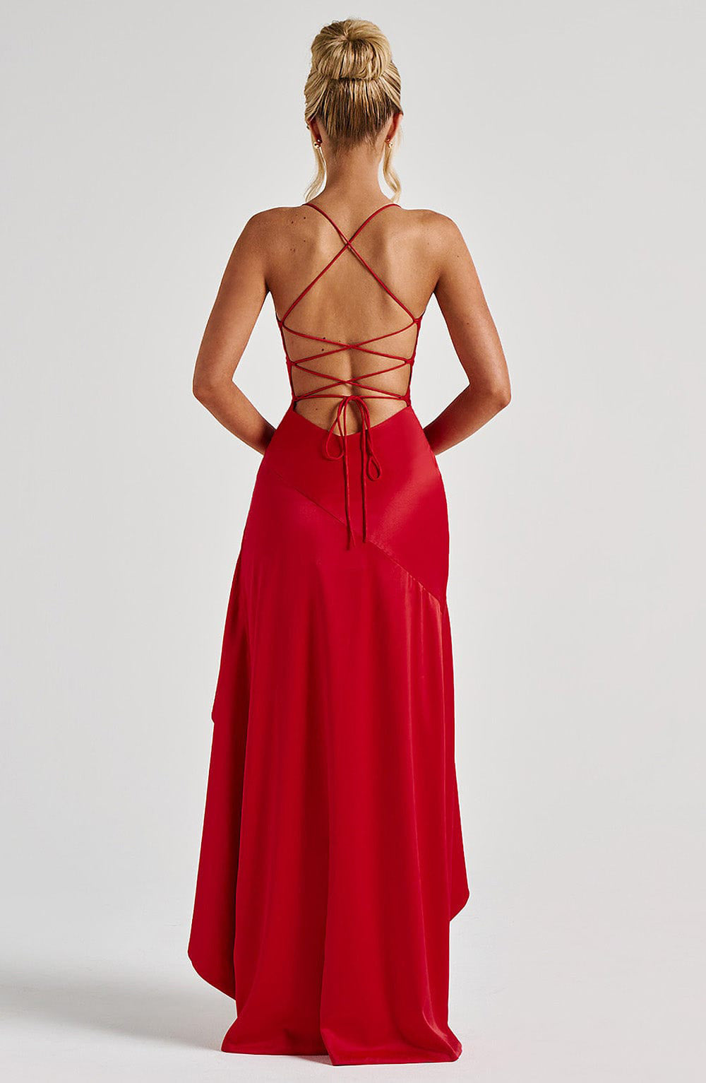 Sexy Strappy Ruffled Asymmetrical Dress