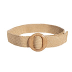 Women's Resin Buckle Woven Belt