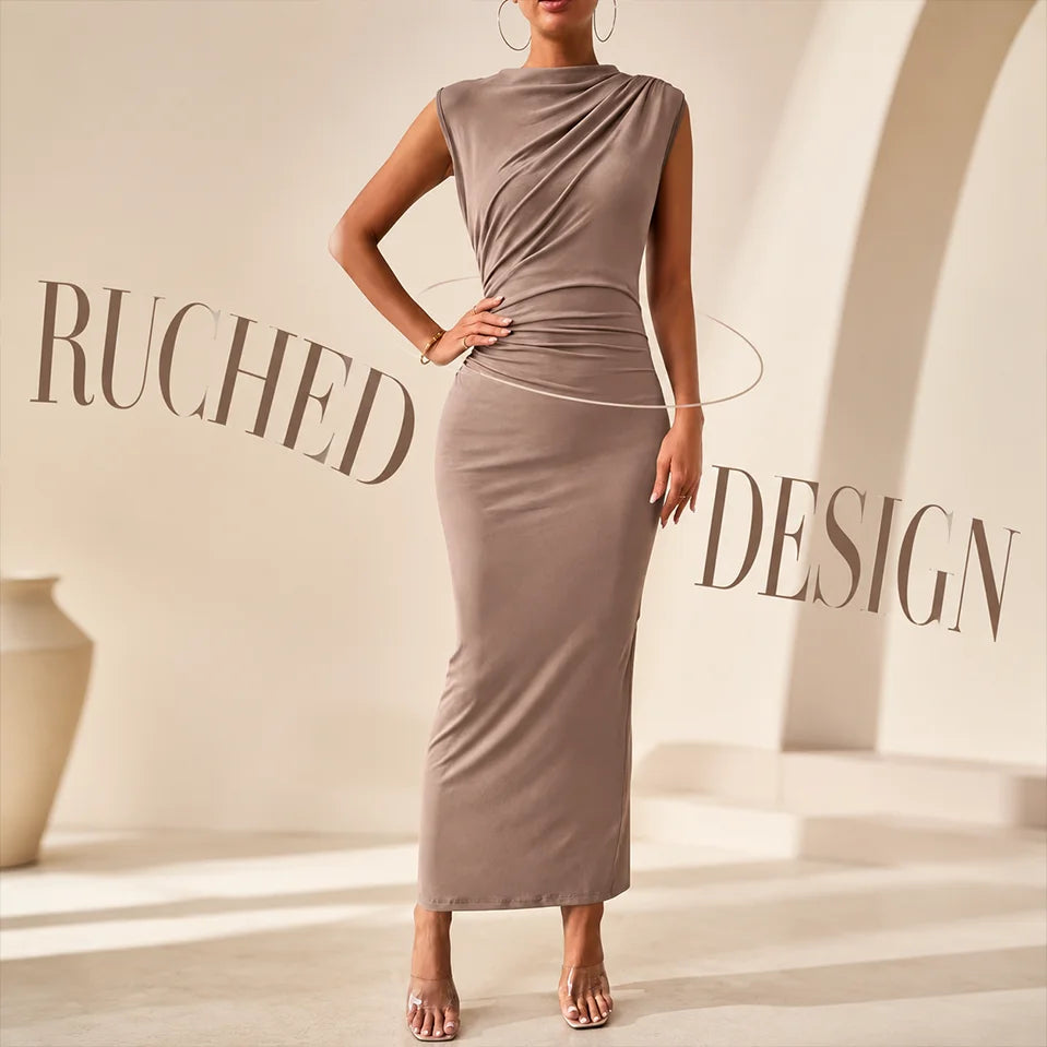 Women's Ruched Bodycon Dress