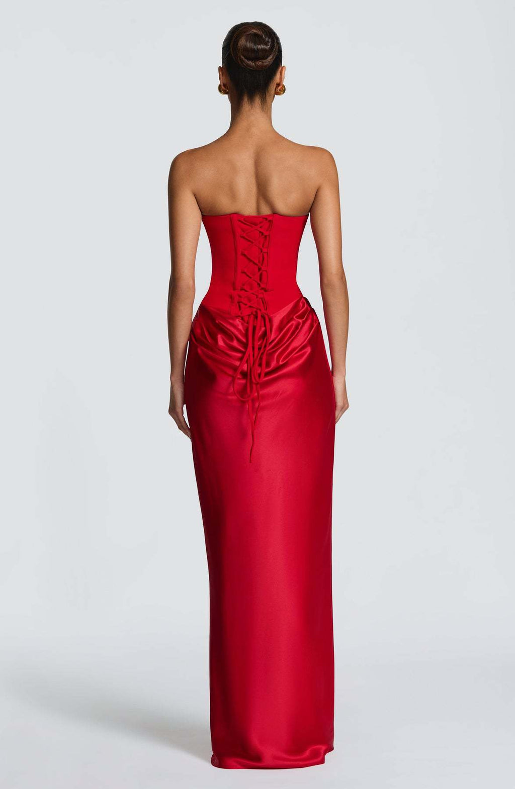 Women's Satin Corset Mermaid Gown
