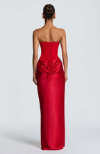 Women's Satin Corset Mermaid Gown