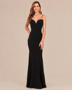 Sweetheart Off-Shoulder Fitted Mermaid Evening Gown | Oyese