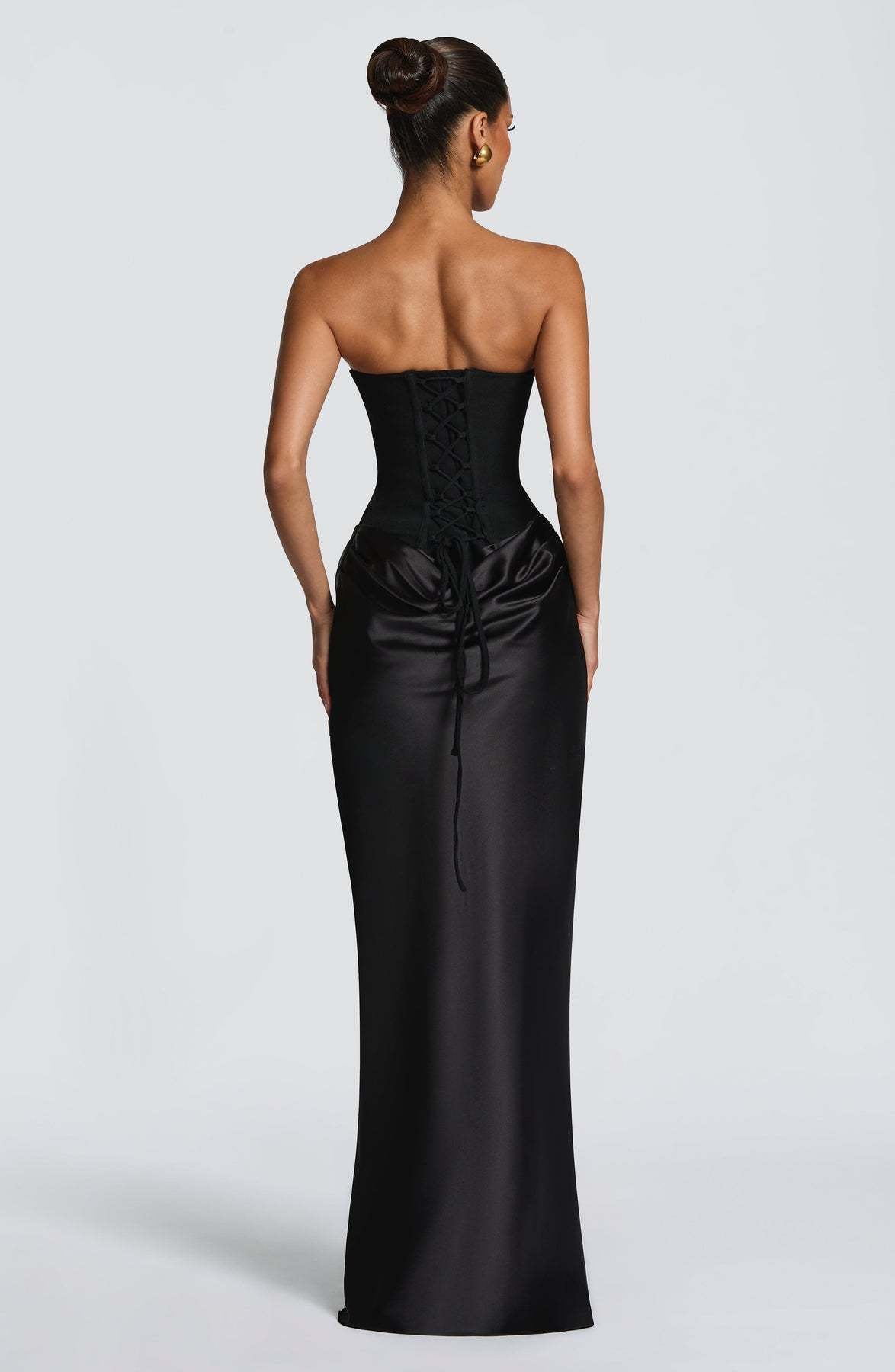 Women's Satin Corset Mermaid Gown