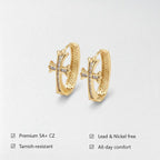 Chic Hypoallergenic Cubic Zircon Dangle Earrings