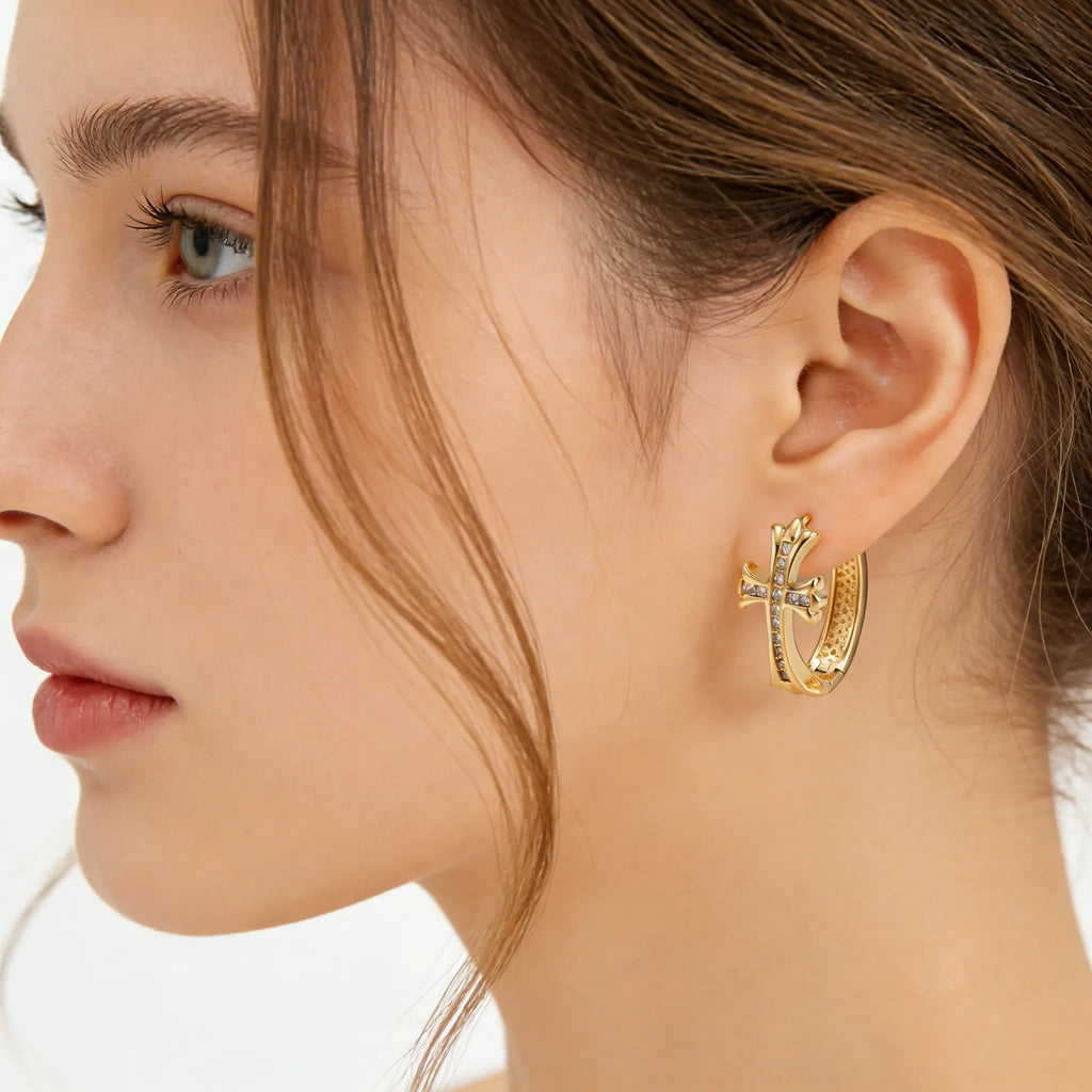 Chic Hypoallergenic Cubic Zircon Dangle Earrings
