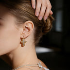 Chic Hypoallergenic Cubic Zircon Dangle Earrings