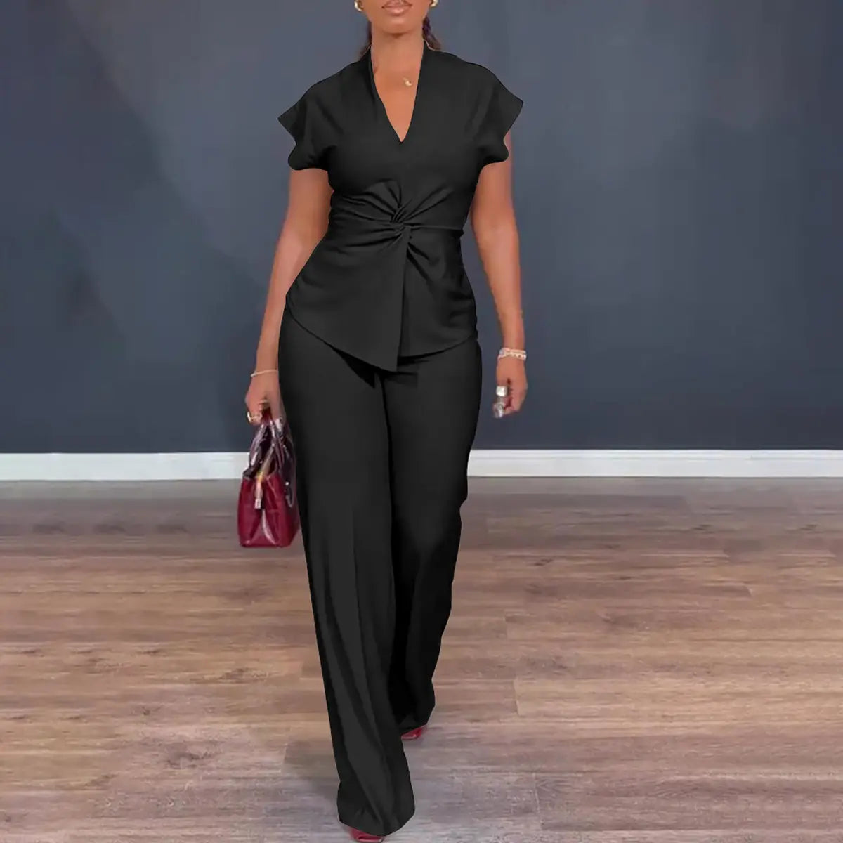 Women's 2-Piece Twist Front Set