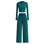 Women's 2-Piece Ribbed Knit Set
