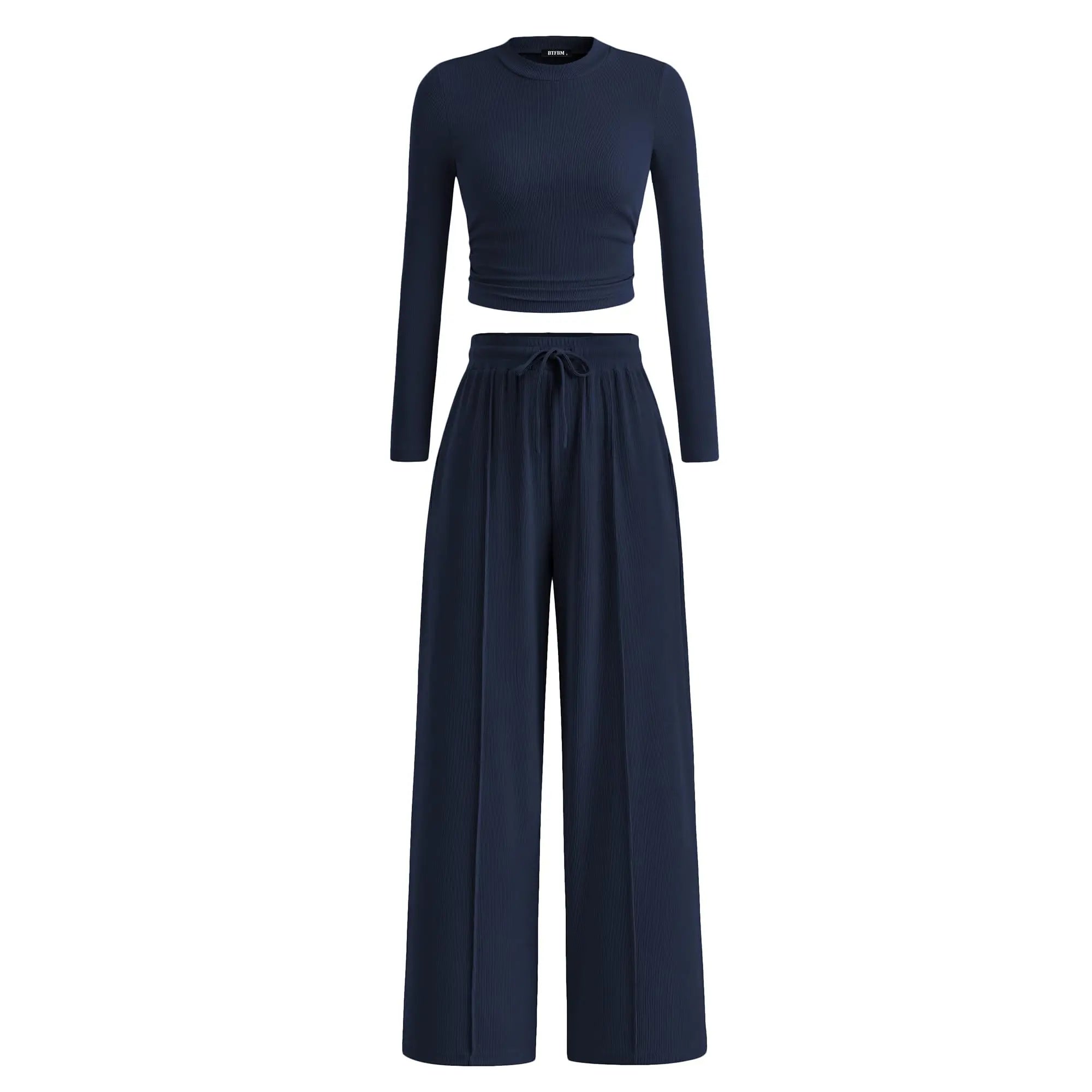 Women's 2-Piece Ribbed Knit Set