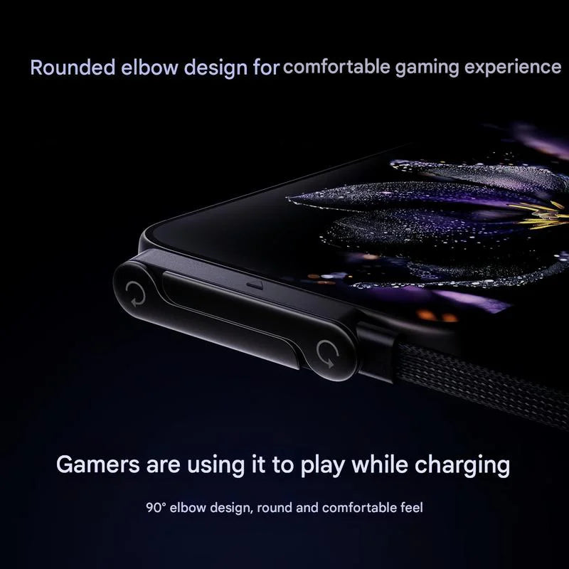 2-in-1 Invisible Phone Stand & 240W Charger Cable