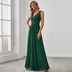 High-Waist Banquet Maxi Dress