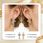 Chic Hypoallergenic Cubic Zircon Dangle Earrings