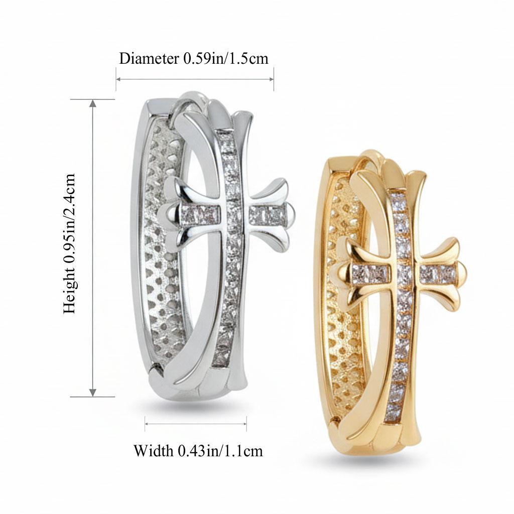 Chic Hypoallergenic Cubic Zircon Dangle Earrings