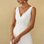 High-Waist Banquet Maxi Dress