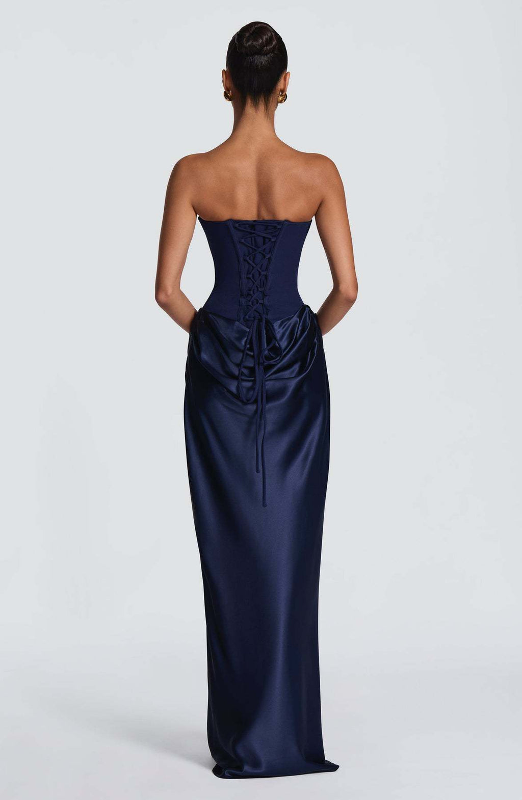 Women's Satin Corset Mermaid Gown