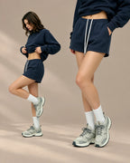 Oversized Mock Neck Fleece-Lined Pullover Sweatshirt | Oyese