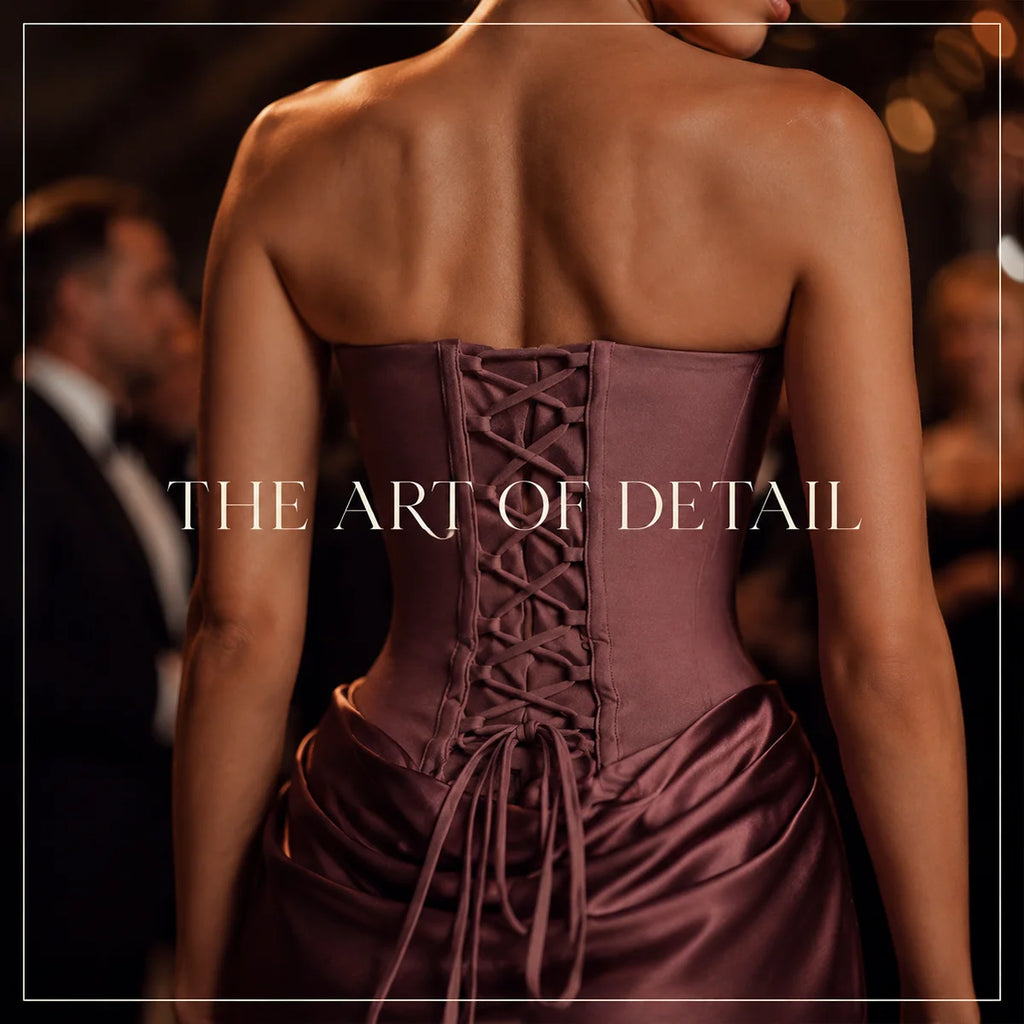 Women's Satin Corset Mermaid Gown