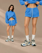 Oversized Mock Neck Fleece-Lined Pullover Sweatshirt | Oyese