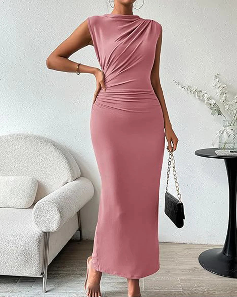 Women's Ruched Bodycon Dress