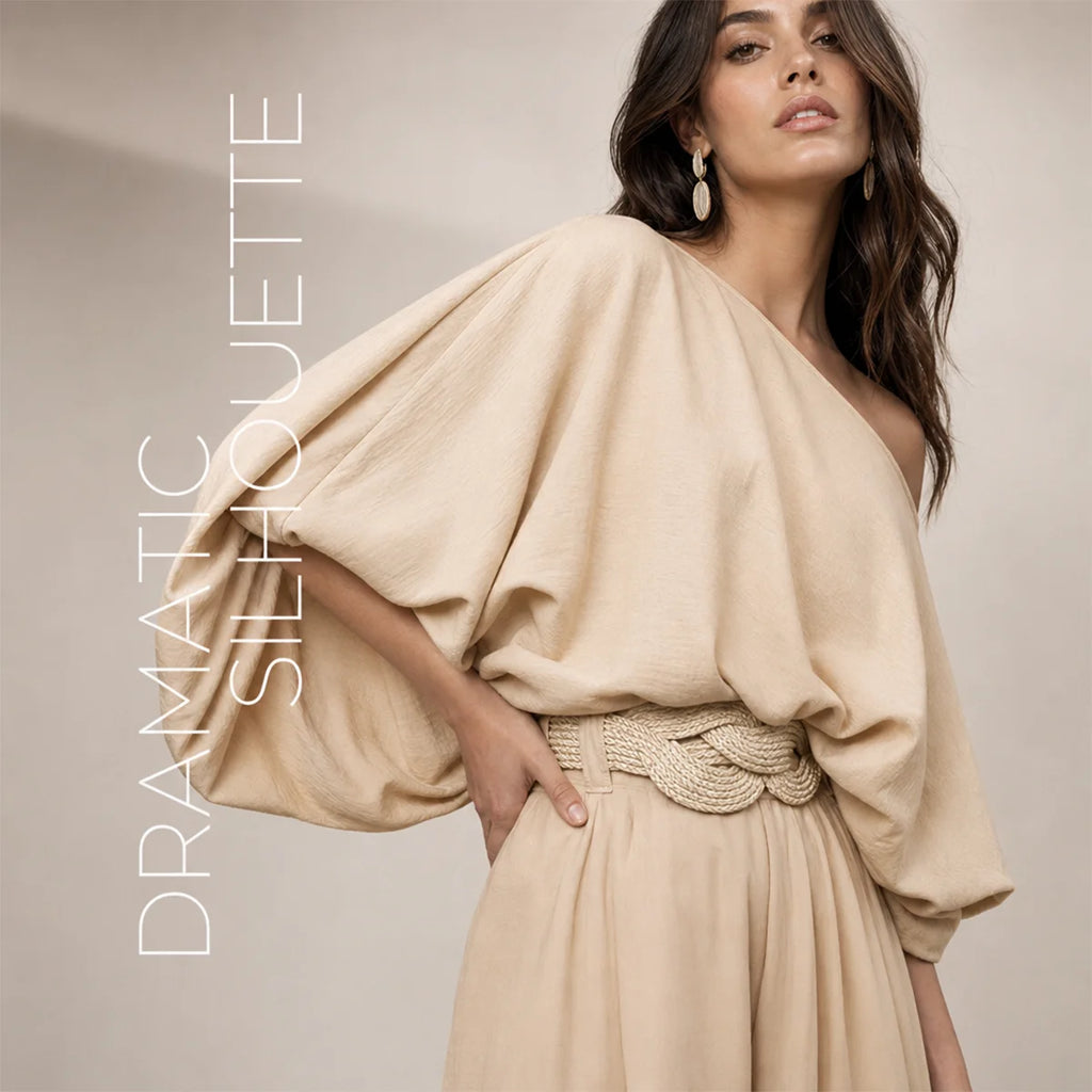 Satin Flow Off-Shoulder Two-Piece Set
