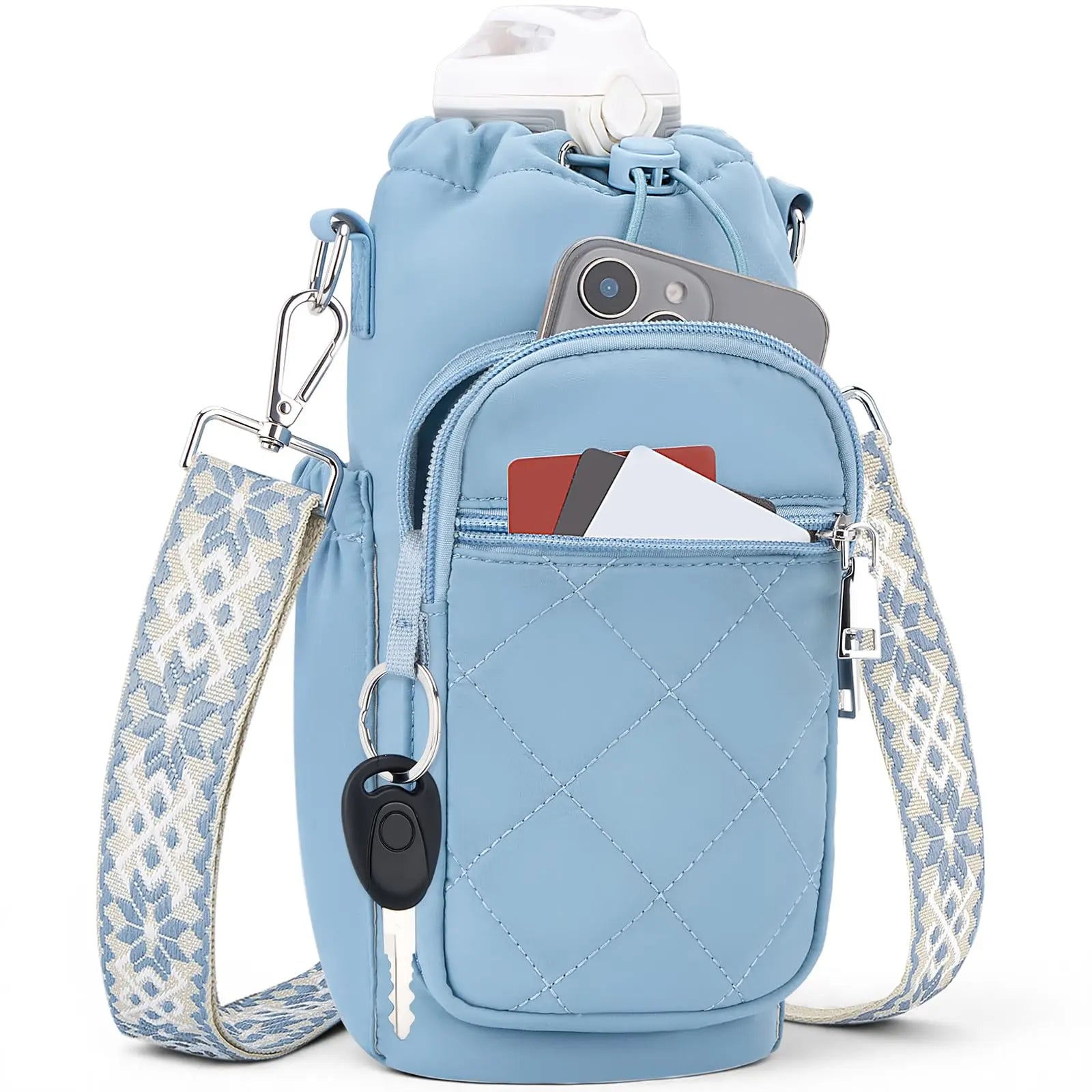 Water Bottle Carrier Bag with Strap OYESE