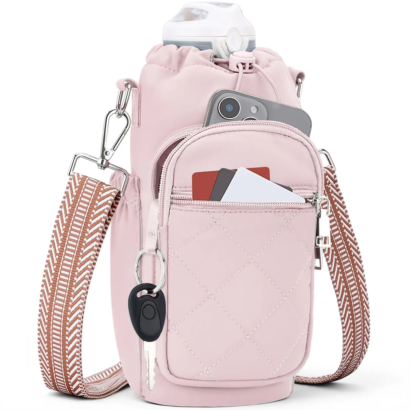 Water Bottle Carrier Bag with Strap OYESE