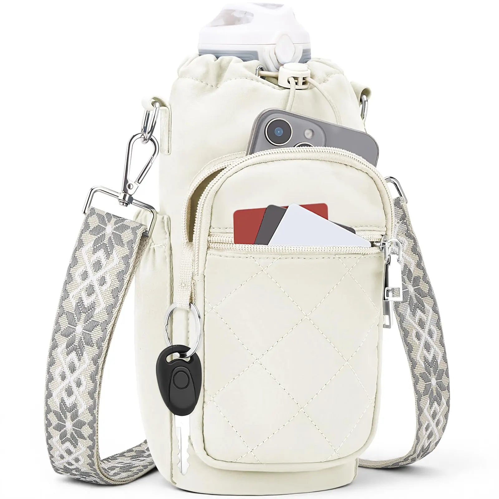 Water Bottle Carrier Bag with Strap OYESE