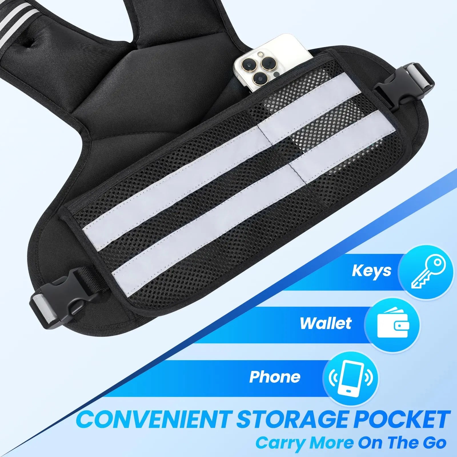 Adjustable Weighted Vest for Women and Men OYESE