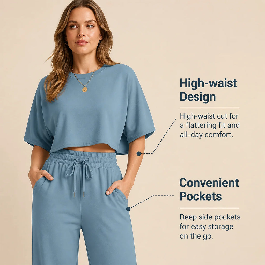 Fashionable Women's Beach Vacation Clothes Sets