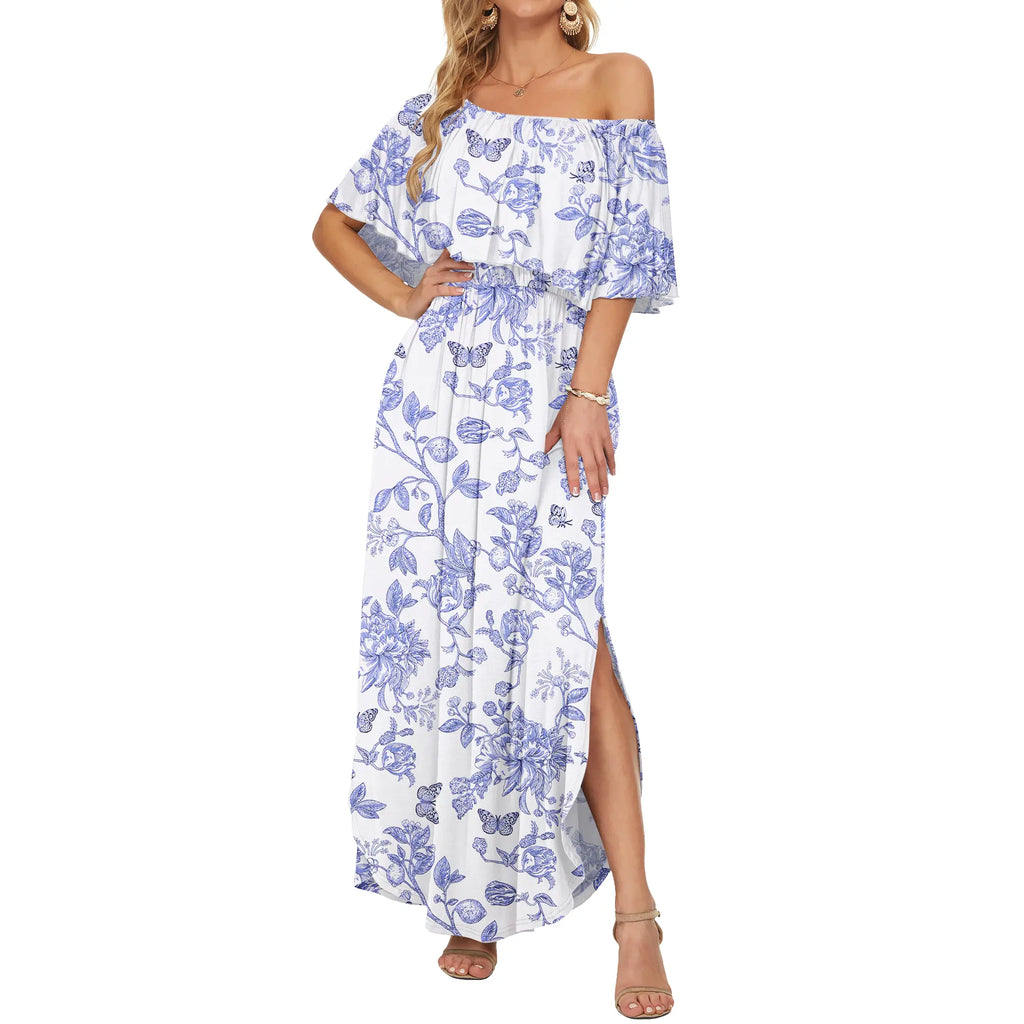 Women's Plus Size Off The Shoulder Dress