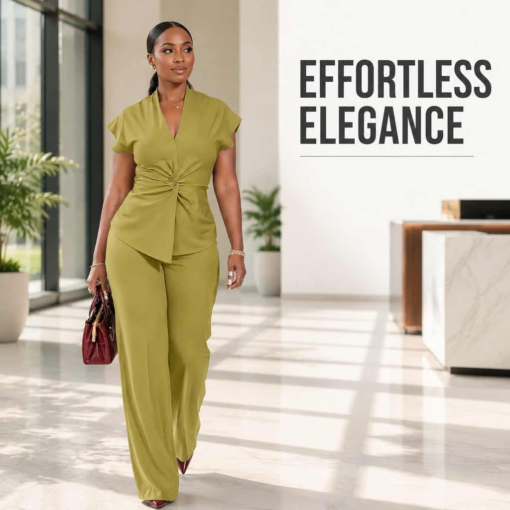 Women's 2-Piece Twist Front Set