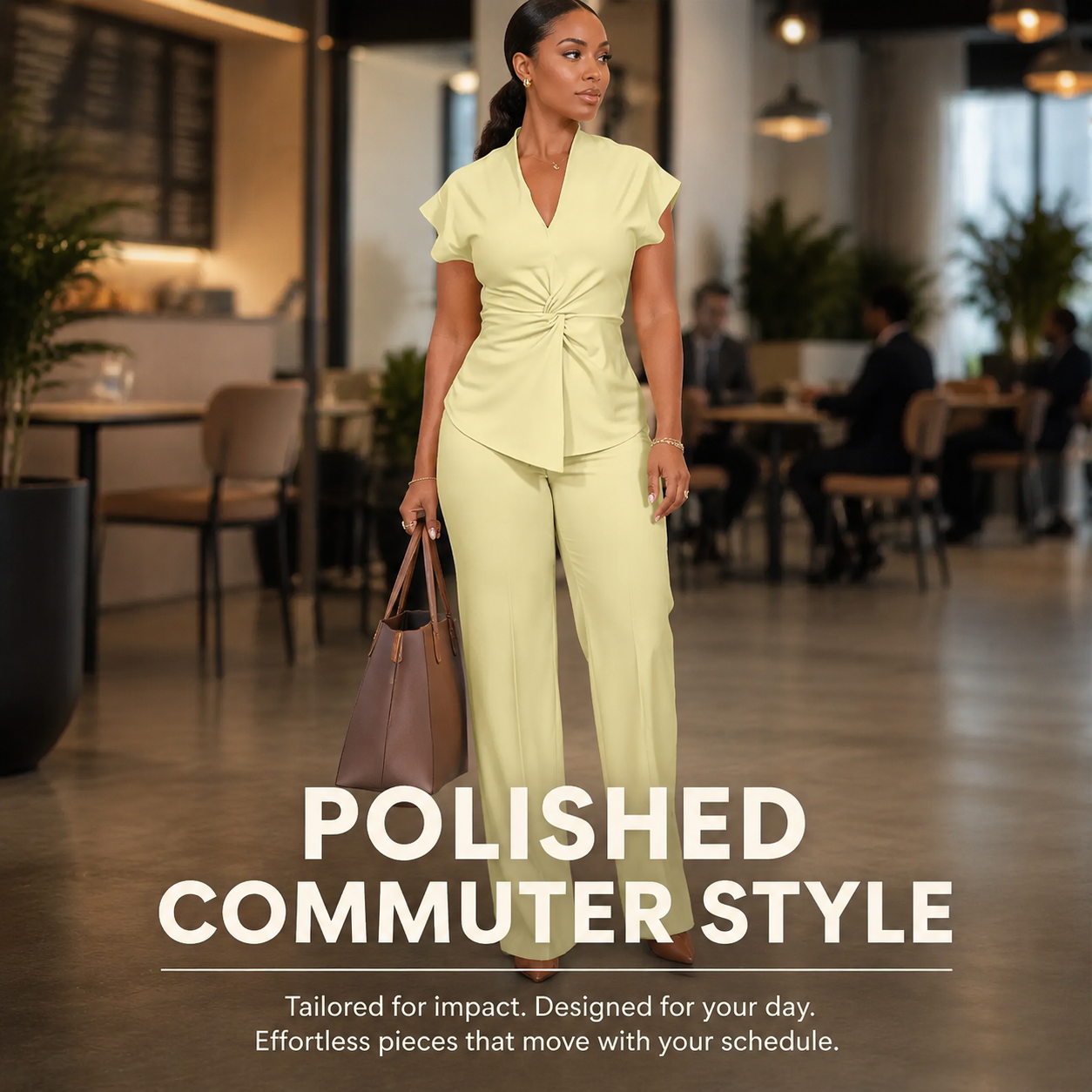Women's 2-Piece Twist Front Set