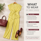 Women's 2-Piece Twist Front Set
