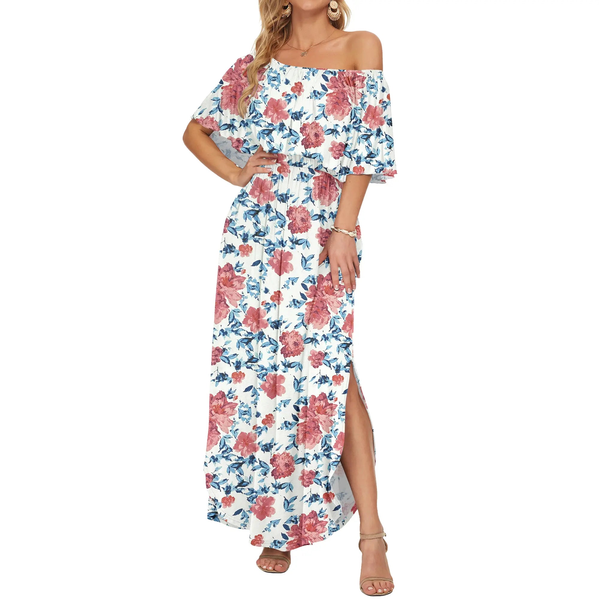 Women's Plus Size Off The Shoulder Dress