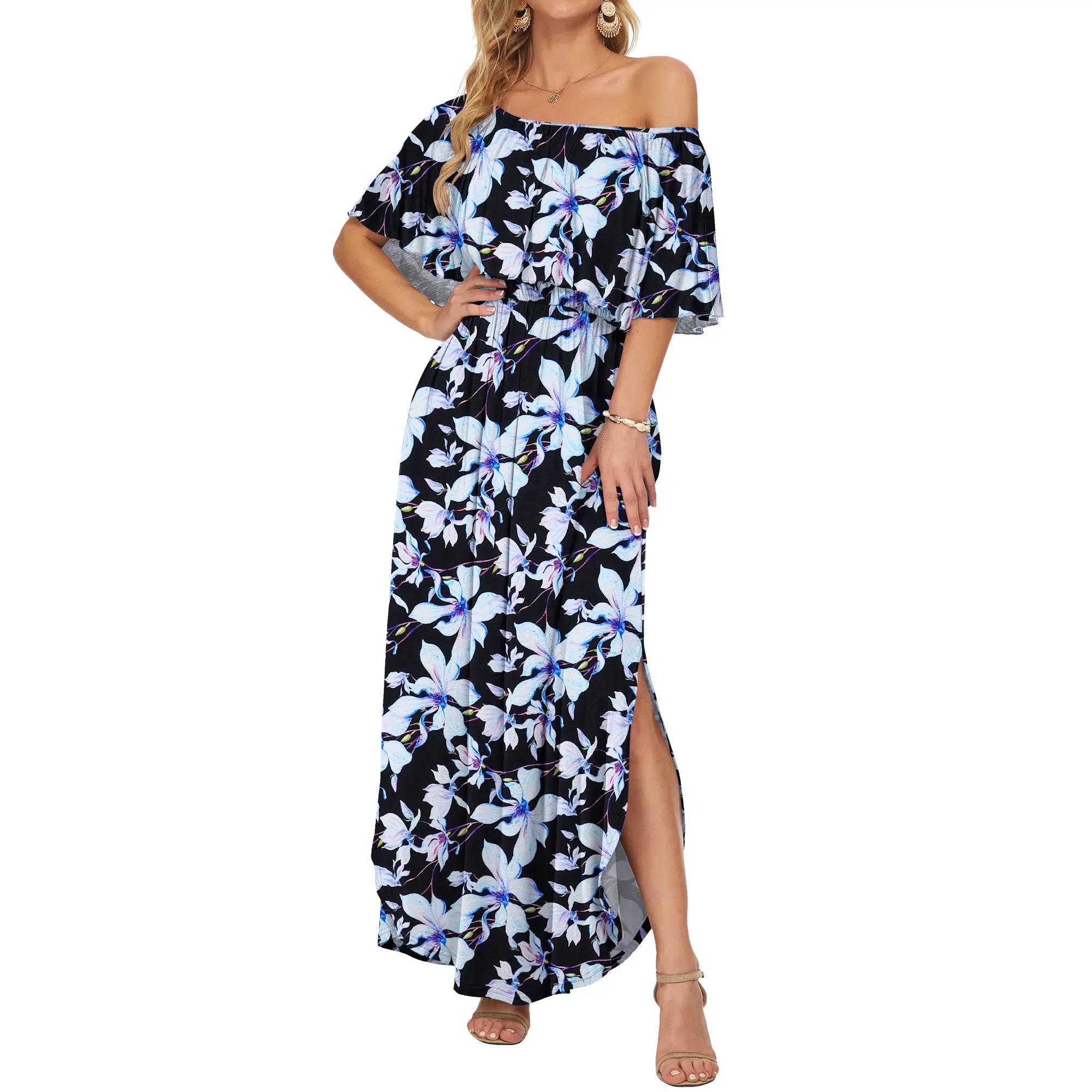 Women's Plus Size Off The Shoulder Dress