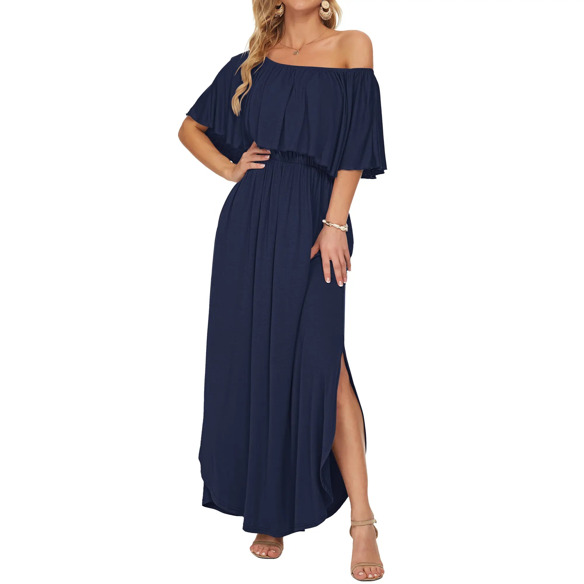 Women's Plus Size Off The Shoulder Dress