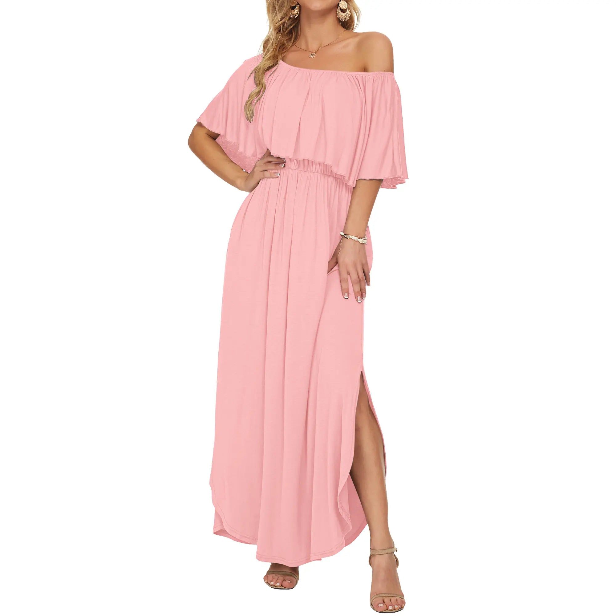 Women's Plus Size Off The Shoulder Dress
