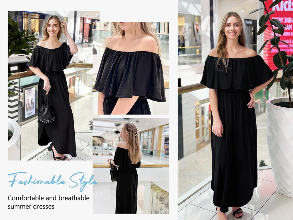 Women's Plus Size Off The Shoulder Dress